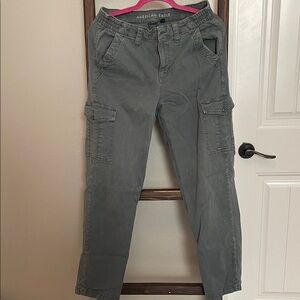 American Eagle Outfitters Women's Gray Cargo Pants